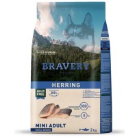 Bravery Mini Adult Herring 2 Kg Ringa Balıklı Tahılsız Küçük Irk Yetişkin Köpek Maması