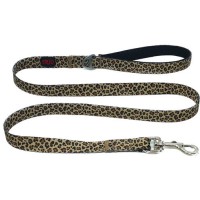 Luckypaw Desenli Kedi-Köpek Gezdirme Kayışı 2-140 cm (Leopard)