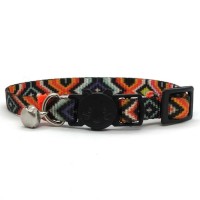 LuckyPaw Çıngıraklı Kedi Boyun Tasması 1x30cm (Ethnic)
