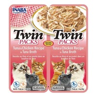 Ciao Twin Packs Ton Balıklı ve Tavuklu Kedi Çorbası 40gr 2li