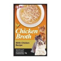 Ciao Chicken Broth Tavuk Sulu ve Tavuklu Kedi Çorbası 50 Gr