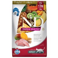 N&D Tropical Selection 4+1 Kg Tavuklu Yetişkin Kedi Maması Bonus Paket