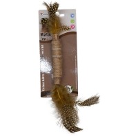 Eastland İpli Tüylü Matatabi Çubuk Kedi Oyuncağı 14cm