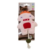 Eastland Catnipli Peluş Pembe Canavar Kedi Oyuncağı 18cm