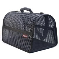 Migno Voyager Fileli Kedi Köpek Taşıma Çantası  Siyah (46x30x27 cm)