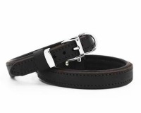 Doggie Yağlı Deri Boyun Tasması Yağlıkahve 2X35-40Cm