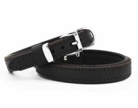 Doggie Yağlı Deri Boyun Tasması Yağlıkahve 2X30-35Cm