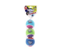 Gigwi Ball 3 lü Tenis Topu Köpek Oyuncağı 6 cm
