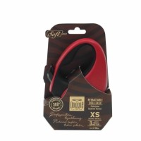 Doggie Otomatik Uzatma Tasması Soft Seri Kırmızı 12Kg/3Mt