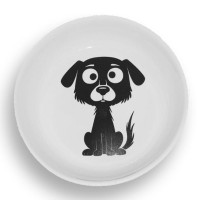 Raccoon Köpekler İçin Seramik Mama Kabı SittingDog 250 ml