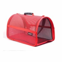 MİGNO FLYBAG Voyager Fileli Kedi Köpek Taşıma Çantası - Kırmızı
