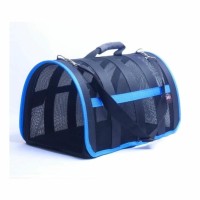 MİGNO FLYBAG Astra Fileli Kedi Köpek Taşıma Çantası - Mavi