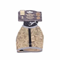 Cattie Havalı Dokuma Kedi Göğüs & Gezdirme Takımı Kamuflaj 1X20-30Cm