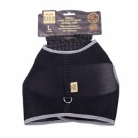 Cattie Havalı Dokuma Kedi Göğüs & Gezdirme Takımı Siyah 1,5X30-40Cm