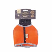 Cattie Havalı Dokuma Kedi Göğüs & Gezdirme Takımı Turuncu 1X20-30Cm