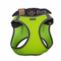 Doggie Havalı Dokuma Reflektör Serisi Küçük Irk Göğüs Tasması Sarı M-38-44Cm