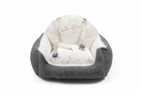 Petstylist Kaşe Araba Yatağı Gri