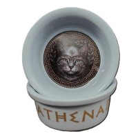 Raccoon Olimpos Athena Kediler İçin Seramik Mama Kabı 300 ml