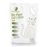 Naturalitter Natural 2,5 KG Pelet Topaklanan Tofu Kedi Kumu