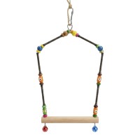 Teng Sultan Papağanları İçin Eskitme Salıncak 23x14 cm