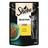 Sheba کنسرو غذای گربه بزرگسالان با گوشت مرغ 85 gr