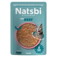 Natsbi Buharda Pişirilmiş Sığır Etli Yaş Maması 80gr