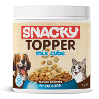 Snacky Dondurularak Kurutulmuş Tavuk Etli Karışık Küp 30 Gr