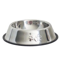 30 cm Çelik Kedi ve Köpek Mama Kabı