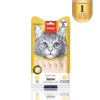 Wanpy Senior - Tavuklu Ciğerli Kedi Krema Ödülü 5x14g