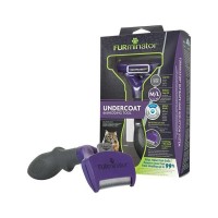 Furminator Undercoat Uzun Tüylü Kediler için Tüy Toplayıcı Kedi Tarağı [L]