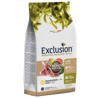 Exclusion Mediterraneo Monoprotein Noble Grain 3 Kg Düşük Tahıllı Kuzu Etli Orta Irk Yetişkin Köpek Maması