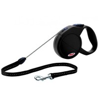 Flexi New Classic İpli XSmall Otomatik Gezdirme 3 Mtr Siyah