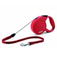 Flexi New Classic İpli Small Otomatik Gezdirme 5 Mtr Kırmızı