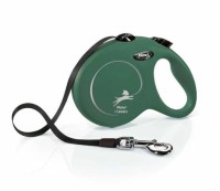 Flexi New Classic Şerit Otomatik Gezdirme Tasması Yeşil [Medium] 5m