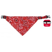 Karlie Bandanalı Tasma 25-40cm Kırmızı