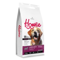 Homie Düşük Tahıllı Süper Premium Kuzulu Yetişkin Köpek Maması 12 KG