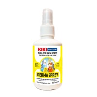 Kiki Excellent Derma Sprey Kuşlar için Tüy ve Deri Bakım Spreyi 100 Ml