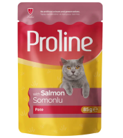 Proline Pate Somonlu Yetişkin Kedi Pouch Yaş Mama 85 Gr