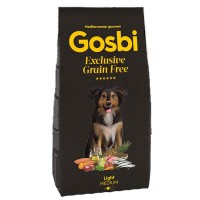 Gosbi Exclusive Tahılsız Hindili ve Balıklı Orta Irk Light 3 Kg Köpek Maması