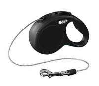 Flexi New Classic İpli Medium Otomatik Gezdirme 5 Mtr Siyah