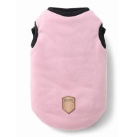 Teng Köpek Kıyafeti Kolsuz Şeker Pembe [Small]