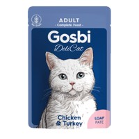 Gosbi DeliCat Chicken & Turkey Loaf 70g Tavuklu ve Hindili Tahılsız Yetişkin Kedi Yaş Maması