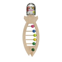 Teng Balık Şeklinde Vidalı Kuş Oyuncağı 16x6 cm