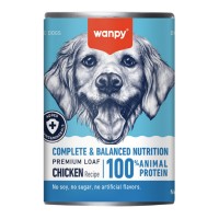 Wanpy Tahılsız Gerçek Et Köpek Konservesi Tavuklu 375gr
