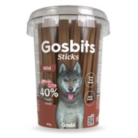 Gosbits Sticks Wild Av Hayvanlı Mini Ağız ve Diş Sağlığı İçin Köpek Ödülü 300gr