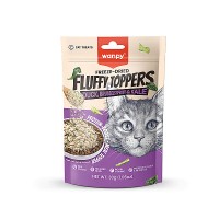 Wanpy Fluffy Topper Dondurularak Kurutulmuş Ördek Brüksel ve Kara Lahanalı Kedi Ödül Maması 30gr