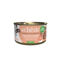 Schesir Jöle İçinde Ton Balığı ve Somonlu Yetişkin Kedi Konservesi 85gr