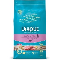 Unique  Düşük Tahıllı Küçük Irk Yetişkin Köpek Maması Kuzu Etli 3 Kg