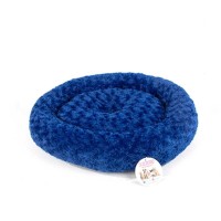 PetPretty Simit Yatak Peluş Mavi 55x55cm