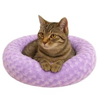 Pet pretty Simit Yatak Peluş Lila  55x55 Cm